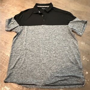 Walter Hagen Black and Gray Polo Shirt